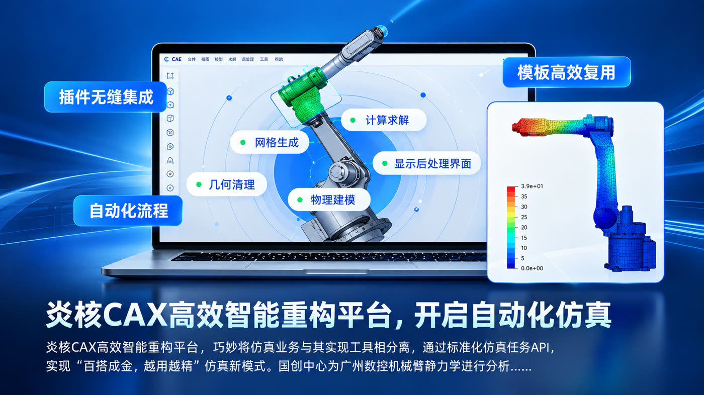 炎核 CAX 高效智能重构平台 Banner