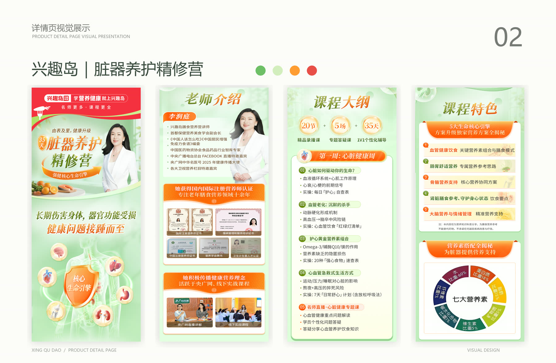 兴趣岛脏器养护精修营产品详情页